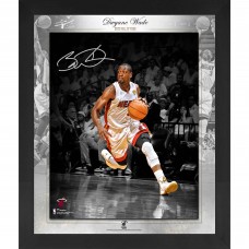 Dwyane Wade Miami Heat Autographed Fanatics Authentic Framed 20 x 24 2023 NBA Hall of Fame Floating Photo Collage