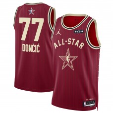 Игровая джерси Luka Dončić Jordan Brand Unisex 2024 NBA All-Star Game Swingman - Crimson