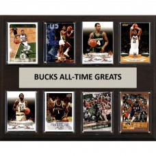 Milwaukee Bucks 12 x 15 Trading Card Plaque