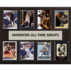 Golden State Warriors 12 x 15 Trading Card Plaque