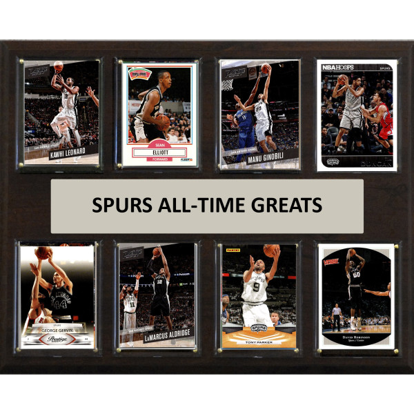 Карточка San Antonio Spurs 12 x 15 Trading Plaque
