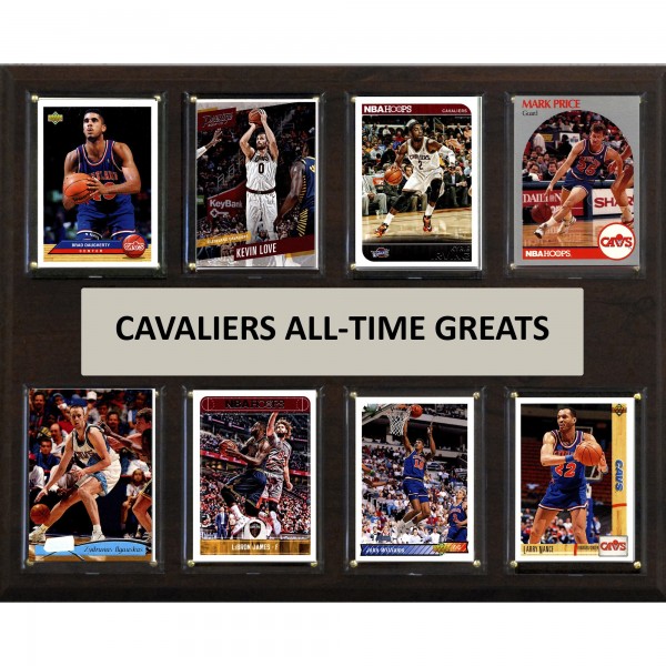 Cleveland Cavaliers 12 x 15 Trading Card Plaque
