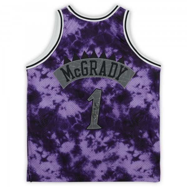 Tracy McGrady Toronto Raptors Fanatics Authentic Autographed Purple Galaxy Mitchell & Ness 1998-99 Swingman Jersey