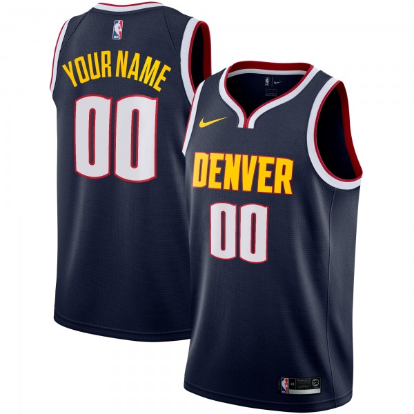 Именная джерси Denver Nuggets Nike Navy 2022/23 Swingman - Icon Edition