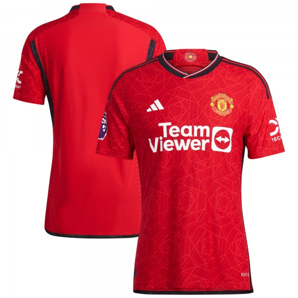 Игровая форма  Manchester United adidas 2023/24 Home Authentic - Red
