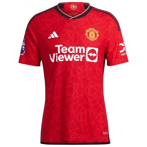 Игровая форма  Manchester United adidas 2023/24 Home Authentic - Red
