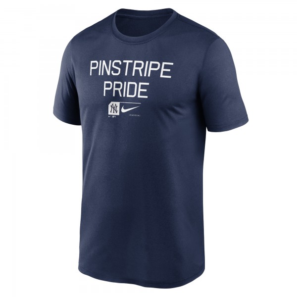 New York Yankees Nike Navy Baseball Phrase Legend Performance T-Shirt