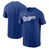 Los Angeles Dodgers Nike Royal Fuse Wordmark T-Shirt