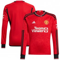 Игровая форма  Manchester United adidas 2023/24 Home Replica - Red