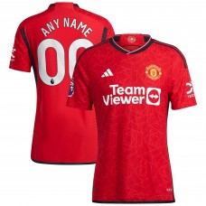 Игровая форма  Manchester United adidas 2023/24 Home Authentic Custom - Red