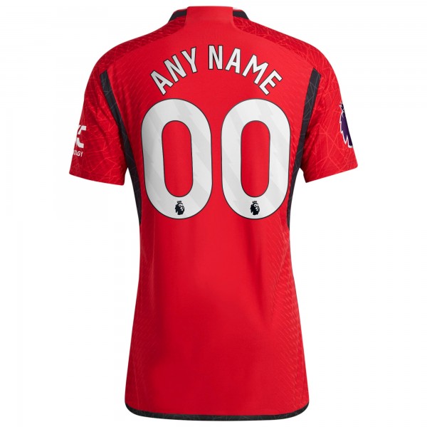 Игровая форма  Manchester United adidas 2023/24 Home Authentic Custom - Red