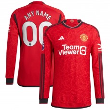Игровая форма  Manchester United adidas 2023/24 Home Authentic Custom - Red