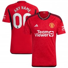 Игровая форма  Manchester United adidas 2023/24 Home Replica Custom - Red