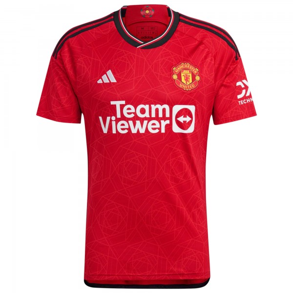 Игровая форма  Manchester United adidas 2023/24 Home Replica Custom - Red