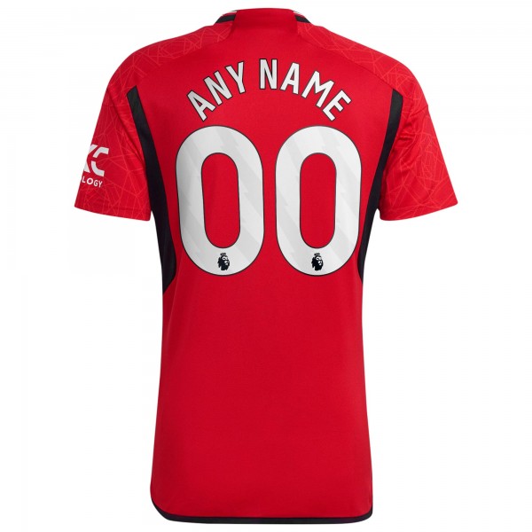 Игровая форма  Manchester United adidas 2023/24 Home Replica Custom - Red