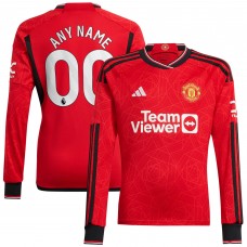 Игровая форма  Manchester United adidas 2023/24 Home Replica Custom - Red