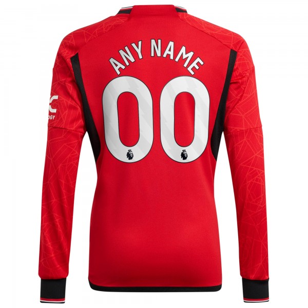 Игровая форма  Manchester United adidas 2023/24 Home Replica Custom - Red