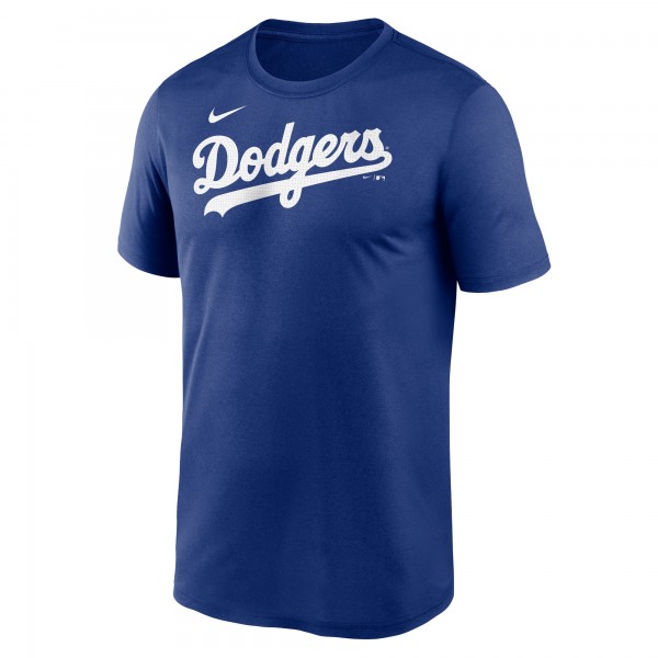 Los Angeles Dodgers Nike Royal Legend Fuse Wordmark T-Shirt