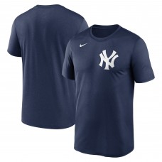 New York Yankees Nike Navy Legend Fuse Wordmark T-Shirt