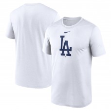 Los Angeles Dodgers Nike White Legend Fuse Large Logo Dri-FIT T-Shirt