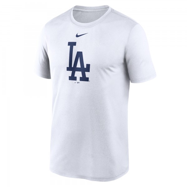 Los Angeles Dodgers Nike White Legend Fuse Large Logo Dri-FIT T-Shirt