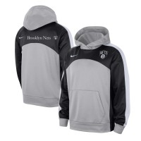 Толстовка Brooklyn Nets Nike Authentic Starting Five Force Performance - Silver/Black