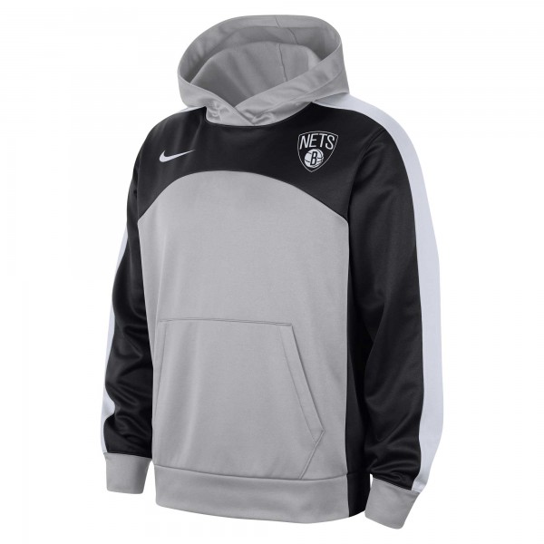 Толстовка Brooklyn Nets Nike Authentic Starting Five Force Performance - Silver/Black