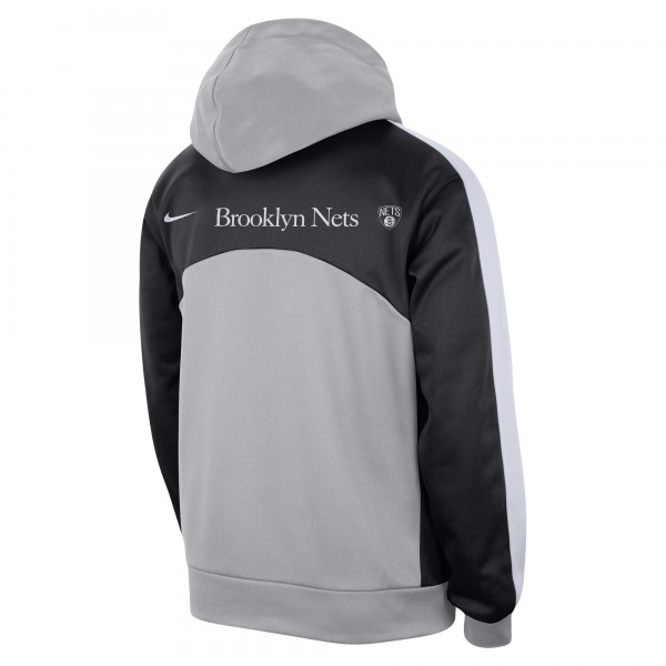 Толстовка Brooklyn Nets Nike Authentic Starting Five Force Performance - Silver/Black