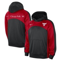 Толстовка Chicago Bulls Nike Black/Red Authentic Starting Five Force Performance