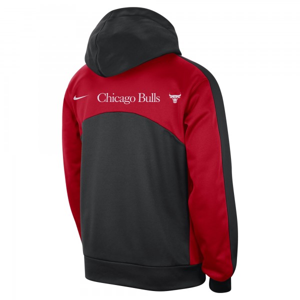Толстовка Chicago Bulls Nike Black/Red Authentic Starting Five Force Performance