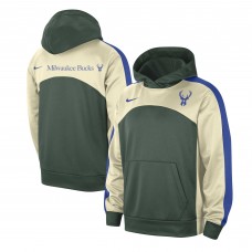 Толстовка Milwaukee Bucks Nike Authentic Starting Five Force Performance - Hunter Green/Cream