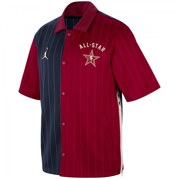 Рубашка на кнопках Jordan Brand 2024 NBA All-Star Game Authentic Showtime - Crimson/Navy