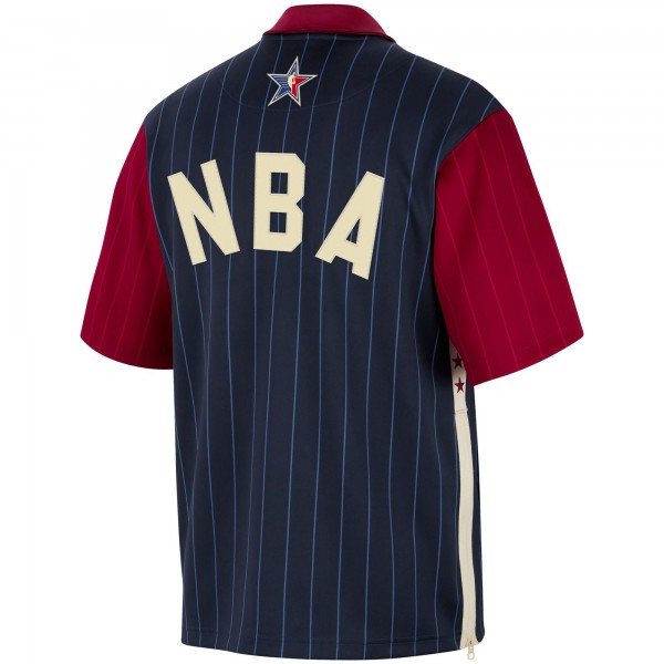 Рубашка на кнопках Jordan Brand 2024 NBA All-Star Game Authentic Showtime - Crimson/Navy
