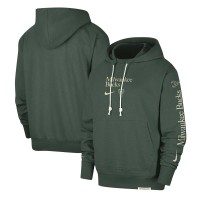 Толстовка Milwaukee Bucks Nike Authentic Performance - Hunter Green