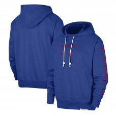 Philadelphia 76ers Nike Royal Authentic Performance Pullover Hoodie