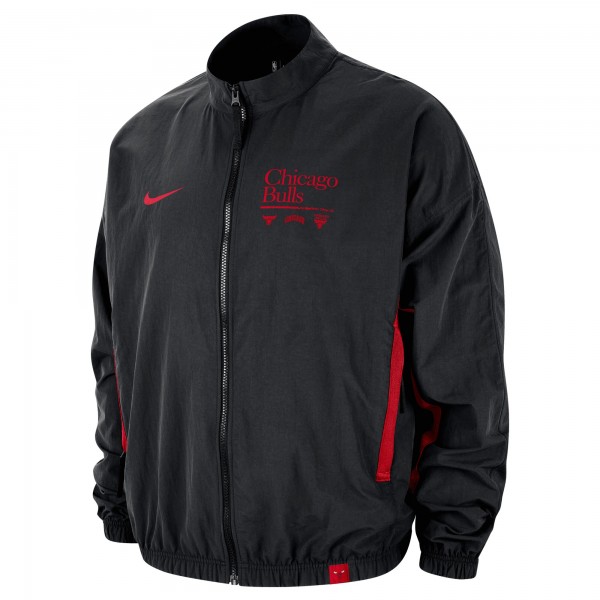 Куртка на молнии Chicago Bulls Nike Courtside Vintage Warmup - Black