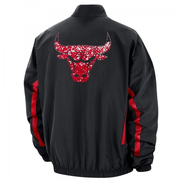 Куртка на молнии Chicago Bulls Nike Courtside Vintage Warmup - Black