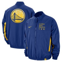 Кофта на молнии Golden State Warriors Nike Courtside Vintage Warmup - Royal