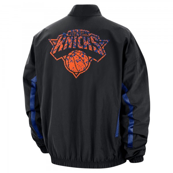 Кофта на молнии New York Knicks Nike Courtside Vintage Warmup - Black