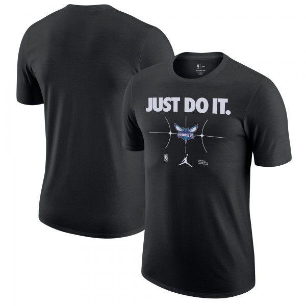 Футболка Charlotte Hornets Nike Just Do It - Black