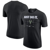 Футболка Milwaukee Bucks Nike Just Do It - Black