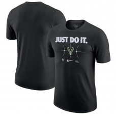 Футболка Milwaukee Bucks Nike Just Do It - Black
