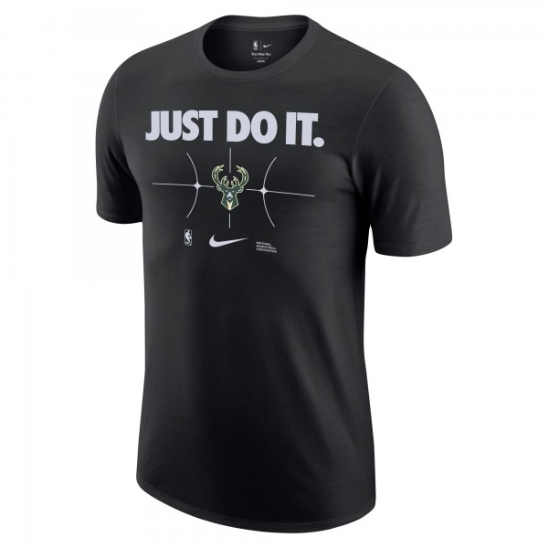 Футболка Milwaukee Bucks Nike Just Do It - Black