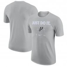 Футболка San Antonio Spurs Nike Just Do It - Silver