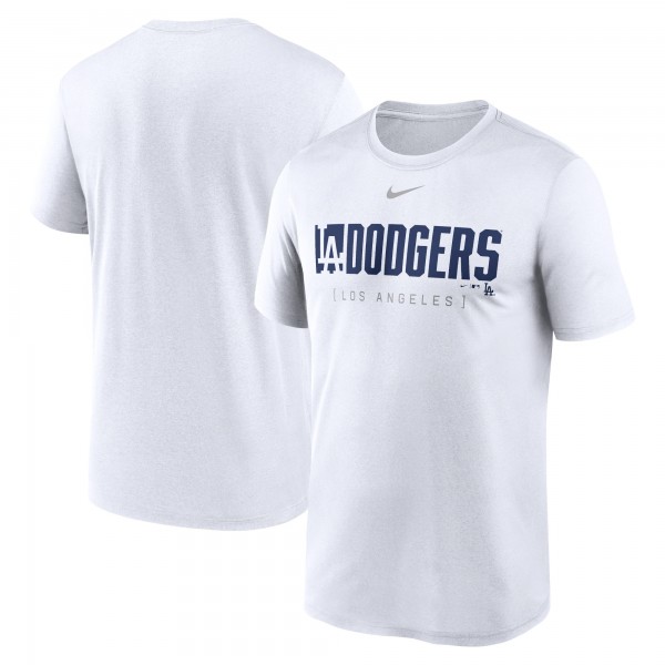 Los Angeles Dodgers Nike White Knockout Legend Performance T-Shirt