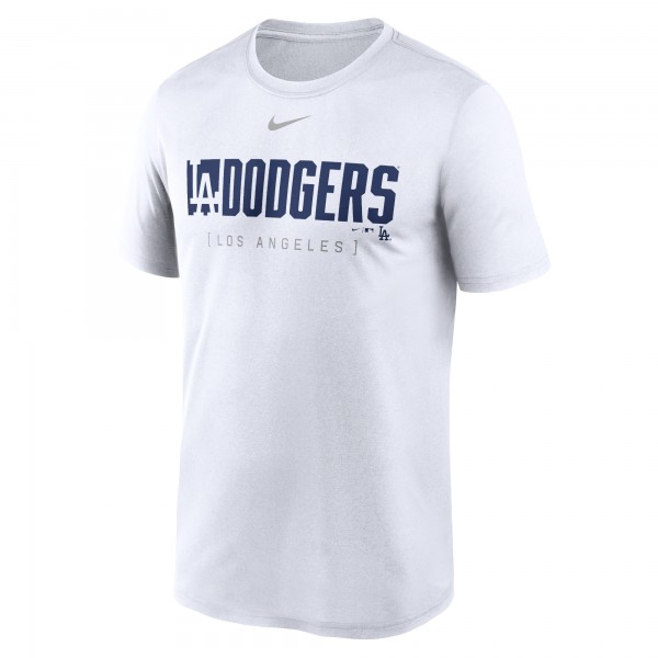 Los Angeles Dodgers Nike White Knockout Legend Performance T-Shirt