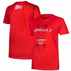 Футболка Formula 1 Unisex Las Vegas Grand Prix Race Ready - Red