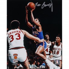 Dick Barnett New York Knicks Autographed Fanatics Authentic 8 x 10 Shooting vs. Bucks Photograph