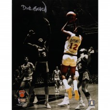 Dick Barnett New York Knicks Autographed Fanatics Authentic 11 x 14 Shooting vs. Bucks Photograph
