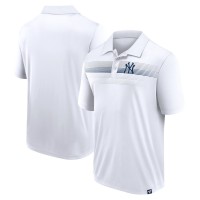 New York Yankees White Fanatics Victory For Us Interlock Polo